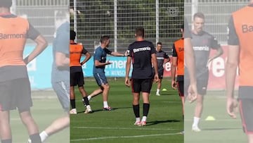 Gustavo Puerta anota su primer gol en amistoso del Leverkusen