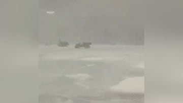 Así luce el Highmark Stadium de Buffalo ante la tormenta de nieve