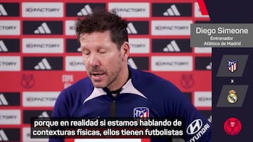 Simeone ‘desmonta’ en 25″ el gran elogio unánime que ha recibido el Madrid tras su brillante Supercopa