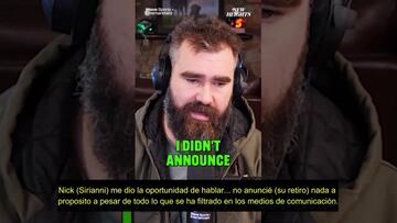 Jason Kelce duda sobre retirarse de la NFL