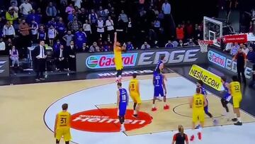 Mofa general en redes con Willy Hernángomez: posiblemente el blooper del año en la Euroliga