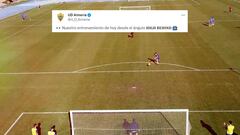 El troleo en Twitter del Almería a los árbitros del Bernabéu