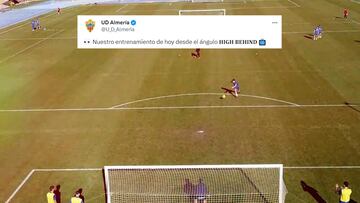 El troleo en Twitter del Almería a los árbitros del Bernabéu