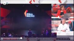 Ni una hora tardó en ser viral: el lapsus en directo de la presentadora de Telemadrid sobre la F1 en Madrid