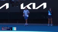 El besito de Djokovic a Kyrgios