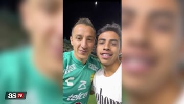 Aficionado de León burló seguridad para tomarse foto con Andrés Guardado