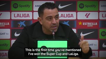 Xavi refuses to rule out Barça return, but ‘right now they don’t need me’