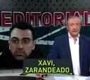 Pedrerol tritura a Xavi en su editorial con un final demoledor
