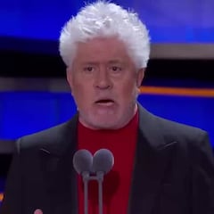 Así fue el minuto de Pedro Almodovar contra García Gallardo, de VOX, en los Goya