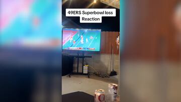 Aficionados de los 49ers que no tomaron bien la derrota en el Super Bowl LVIII
