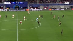 La antideportiva acción del Leipzig y el árbitro que indignó al Madrid y casi le cuesta el partido