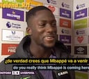 Konaté, entre risas: “Todos sabemos donde va a ir Mbappé...”