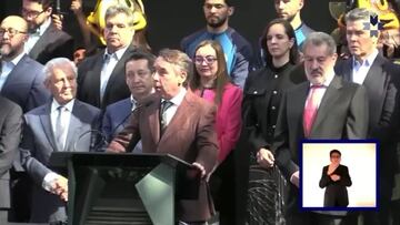 Así fue como Emilio Azcárraga anunció la salida de Ollamani a la Bolsa Mexicana de Valores