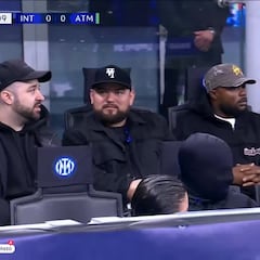 El ‘look’ de Kanye West viendo al Atleti que ha dejado a cuadros a todo el mundo