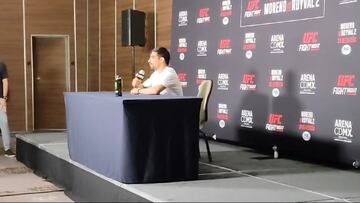 Jesús Aguilar descarta que la altura de la CDMX sea factor en UFC Night