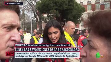 Un equipo de La Sexta agredido durante la manifestaci¨®n de los agricultores