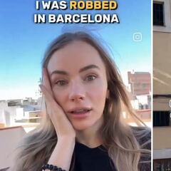 Roban a una influencer americana en Barcelona y lo que ocurre cuando va a denunciar la deja perpleja
