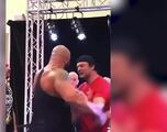 Cuando un culturista y un luchador de pulsos se enfrentan pasan cosas como esta