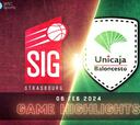 Resumen del Estrasburgo vs Unicaja, jornada 3 de la fase de ganadores de la Basketball Champions League