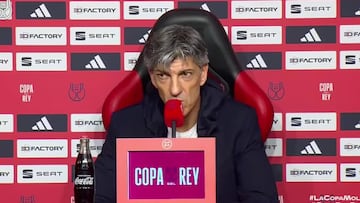 El cabreo de Imanol Alguacil por un cliché extendido sobre su Real Sociedad