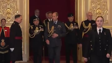 El Príncipe Guillermo aparece desmejorado y tambaleándose tras el anuncio del cáncer de Carlos III