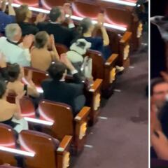 Así grabaron la viral secuencia de los Oscar con el perro ‘Messi’ entre el público