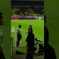 La seña de Diego Lainez que confundió a la afición de América y Tigres