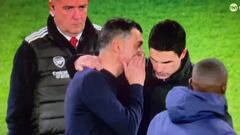 “Arteta se giró al banquillo e insultó a mi familia; le dije que la persona a la que insultó ya no está entre nosotros”