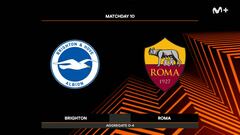 Resumen y goles del Brighton vs Roma, octavos de final de la Europa League