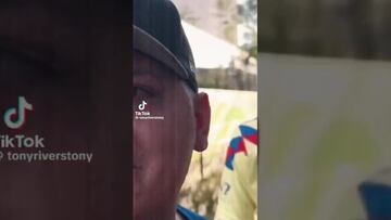 Aficionado del América llora al conocer a Álvaro Fidalgo