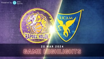 Resumen del Hapoel Holon vs UCAM, jornada 6 de la fase de ganadores de la Basketball Champions League