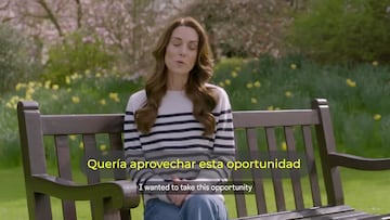 El sobrecogedor v¨ªdeo de Kate Middleton anunciando que padece c¨¢ncer
