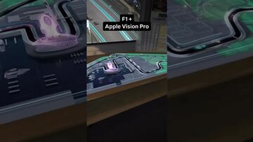 Fórmula 1 más Apple Vision Pro: el vídeo ya le dio la vuelta al mundo