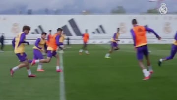 La jugada viral de G¨¹ler en entrenamiento despu¨¦s de la pausa