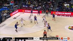 Resumen del Barcelona vs Zaragoza de la Liga Endesa