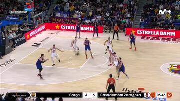 Resumen del Barcelona vs Zaragoza de la Liga Endesa
