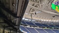 Así luce listo el vídeomarcador 360º del Santiago Bernabéu