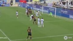 El polémico gol del Castilla subió al marcador: dos balones entraron a la vez en la portería