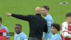 Palo tremendo a Guardiola en la TV inglesa por su escena con Grealish