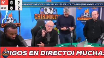 Pedrerol irrumpe en su directo en medio de la pol¨¦mica con Gil Manzano
