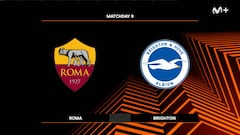 Resumen y goles del Roma vs Brighton de la Europa League