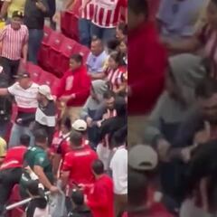 Afición de Chivas golpeó a americanistas tras perder el Clásico de Concacaf