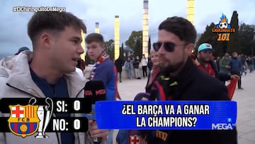 El Chiringuito pregunta a 101 culés en Montjuïc si van a ganar la Champions y el resultado sorprende