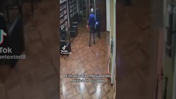 Vídeo: Momento exacto del asalto a la Embajada de México en Ecuador