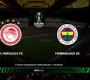 Resumen y goles del Olympiacos vs Fenerbahçe, ida de cuartos de final de la Conference League