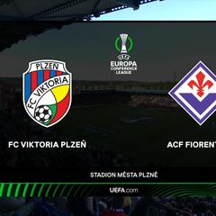 Resumen del Plzen vs Fiorentina, ida de cuartos de final de la Conference League