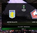 Resumen y goles del Aston Villa vs Lille, ida de cuartos de final de la Conference League