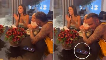 La pillada a Neymar mientras celebra que su hija cumple seis meses: las redes le han pasado factura 