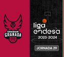 Resumen del Granada vs Valencia Basket , jornada 29 de la Liga Endesa