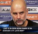 Guardiola, y lo que le dijo De Bruyne: “Sin vómitos hoy...”